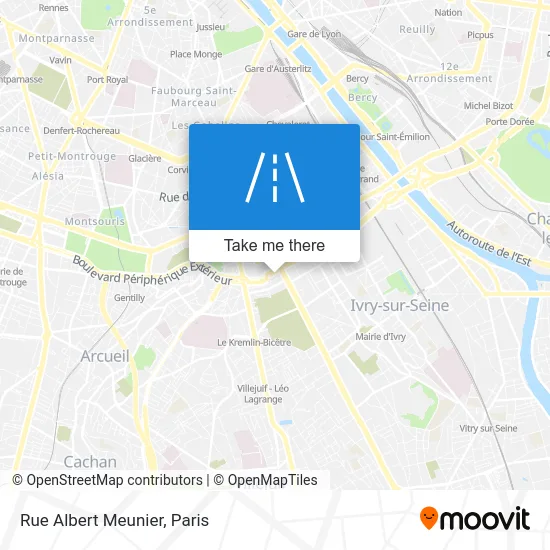 Rue Albert Meunier map