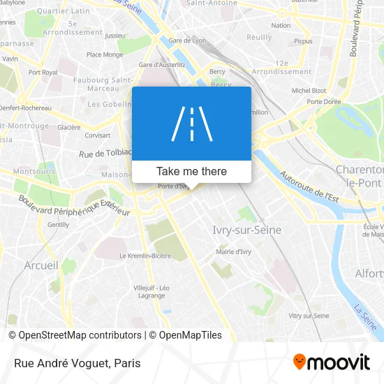 Rue André Voguet map