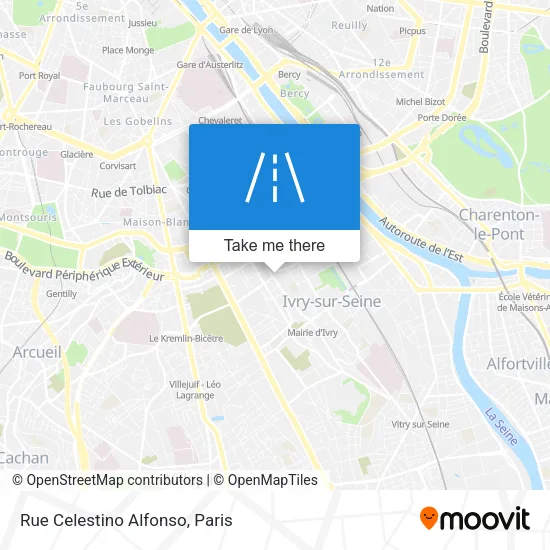 Rue Celestino Alfonso map