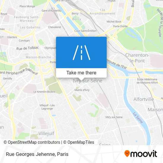 Rue Georges Jehenne map