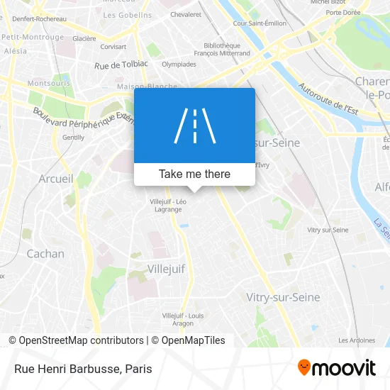 Rue Henri Barbusse map