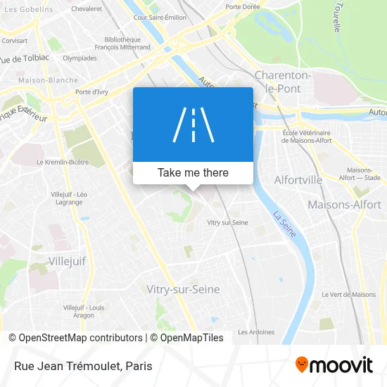 Rue Jean Trémoulet map