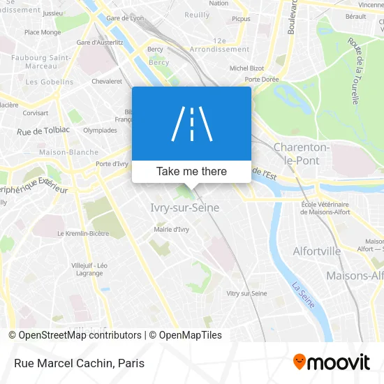 Rue Marcel Cachin map
