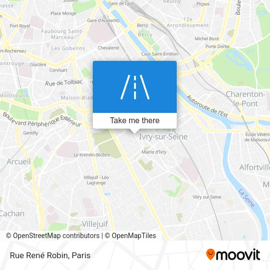 Rue René Robin map