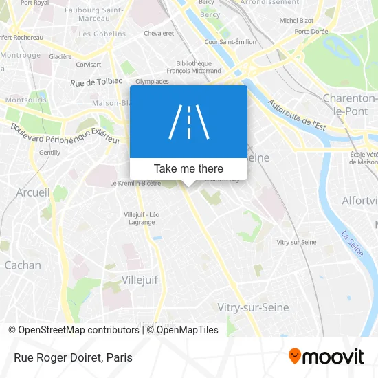 Rue Roger Doiret map