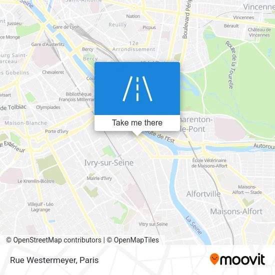 Rue Westermeyer map