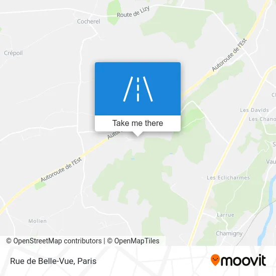 Rue de Belle-Vue map
