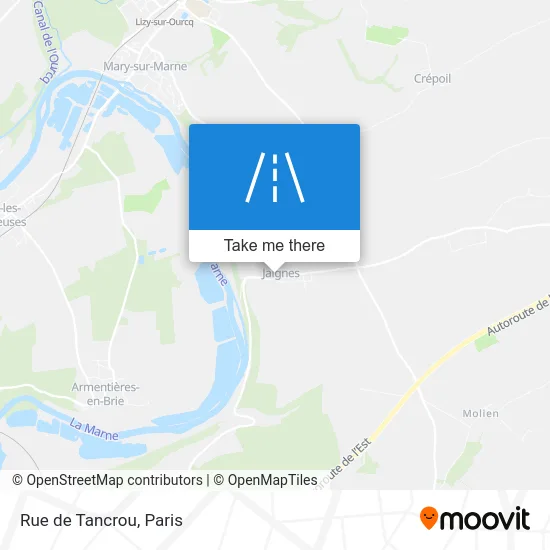 Rue de Tancrou map