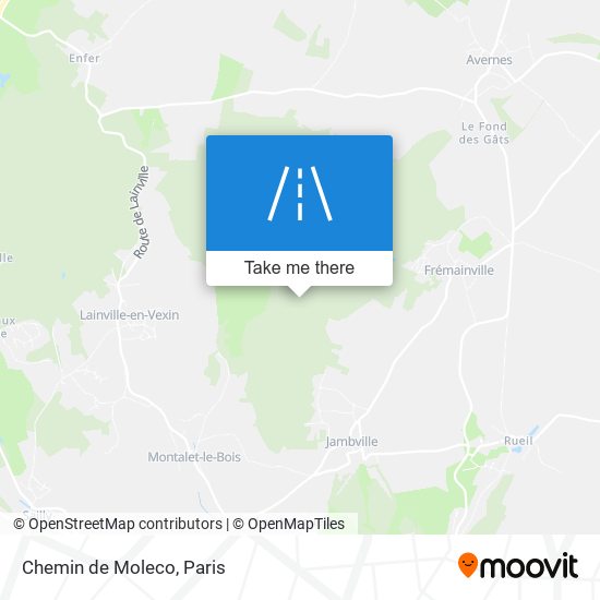 Chemin De Moleco map