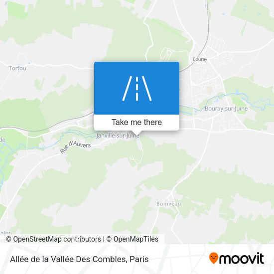 Allée de la Vallée Des Combles map