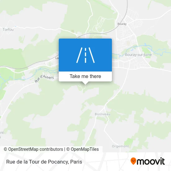 Rue de la Tour de Pocancy map