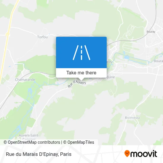 Rue du Marais D'Epinay map