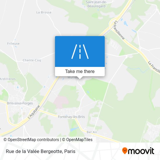 Rue de la Valée Bergeotte map