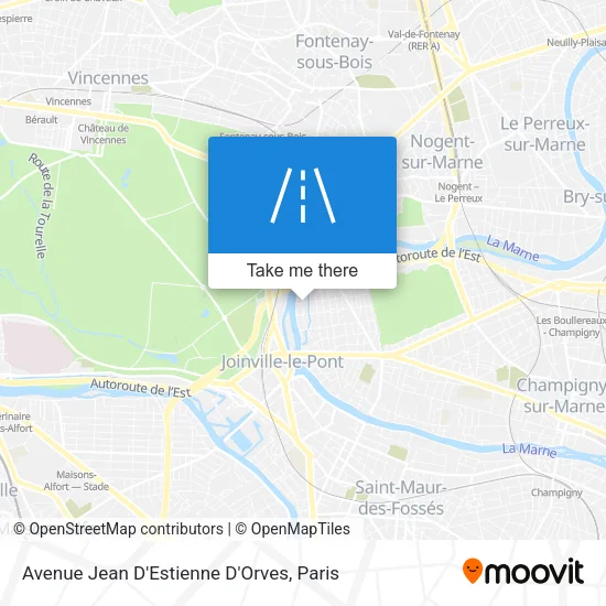 Avenue Jean D'Estienne D'Orves map