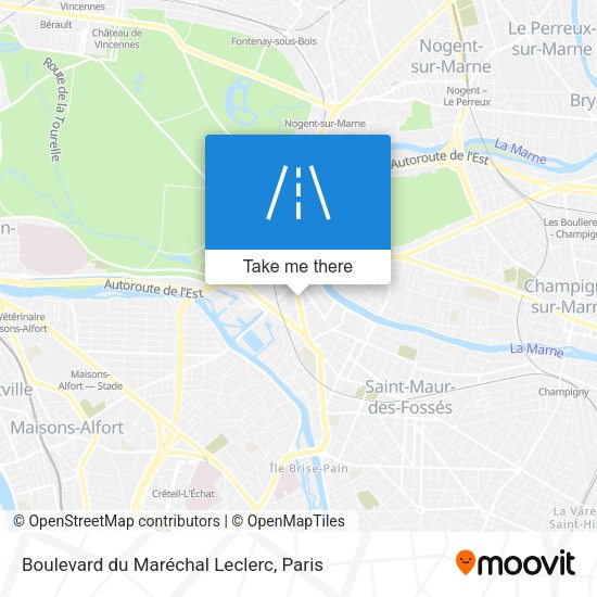 Boulevard du Maréchal Leclerc map