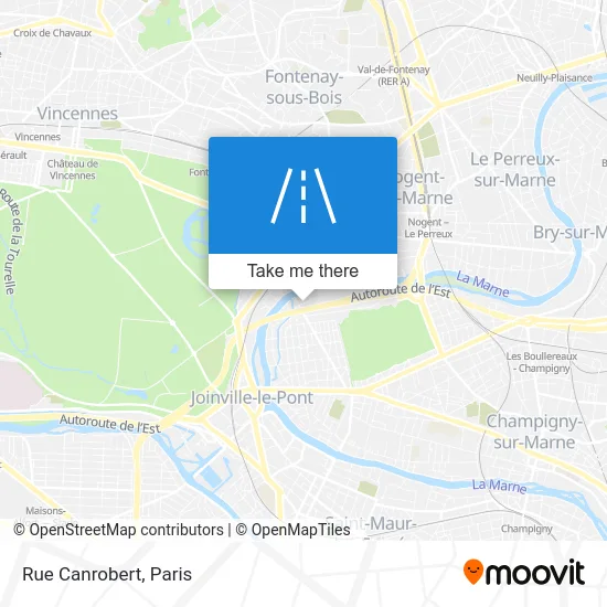 Rue Canrobert map