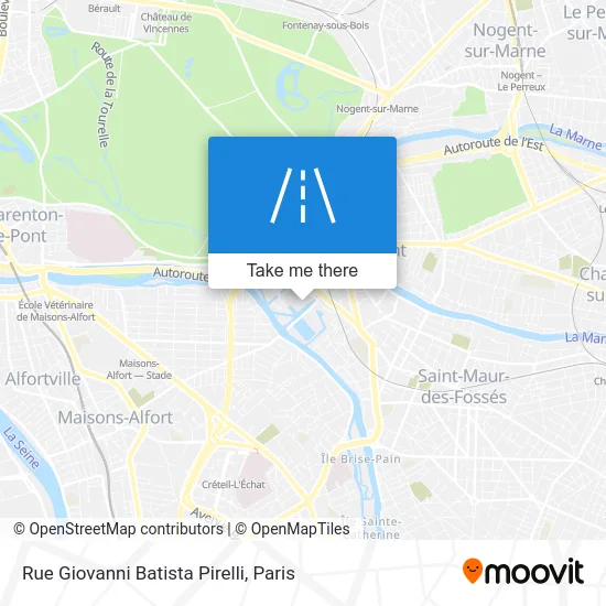 Rue Giovanni Batista Pirelli map