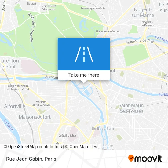 Rue Jean Gabin map