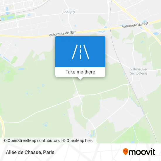 Mapa Allée De Chasse