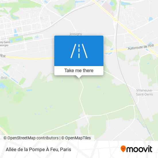 Mapa Allée De La Pompe À Feu