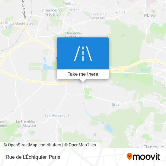 Rue de L'Échiquier map
