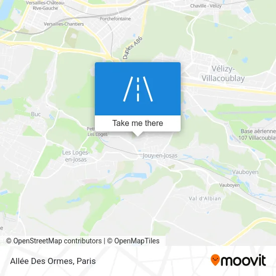 Allée Des Ormes map