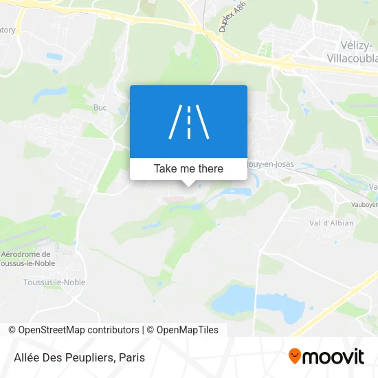 Allée Des Peupliers map