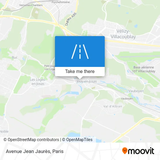 Avenue Jean Jaurès map