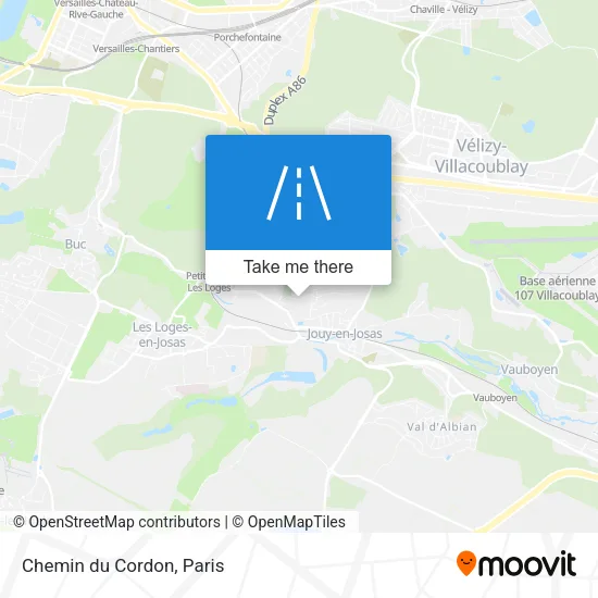 Chemin du Cordon map