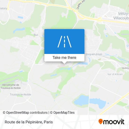 Route de la Pépinière map