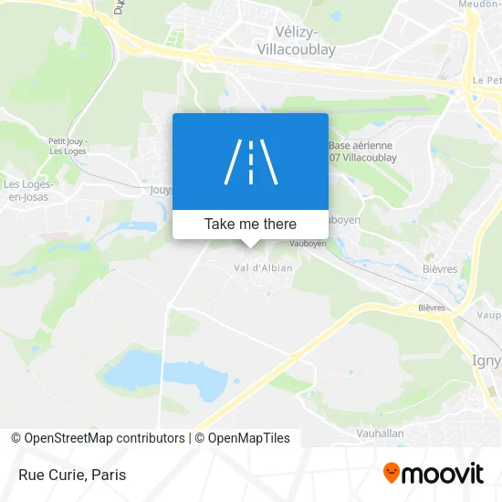 Rue Curie map