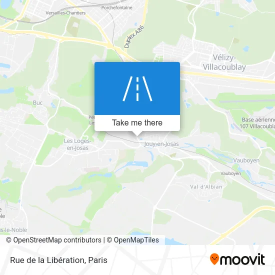 Rue de la Libération map