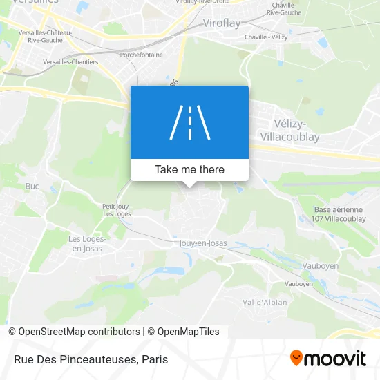 Rue Des Pinceauteuses map