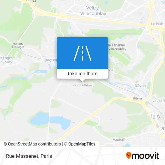 Rue Massenet map