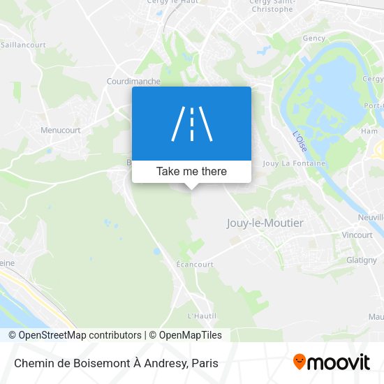 Chemin de Boisemont À Andresy map