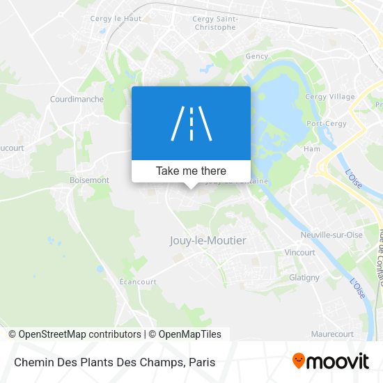 Chemin Des Plants Des Champs map