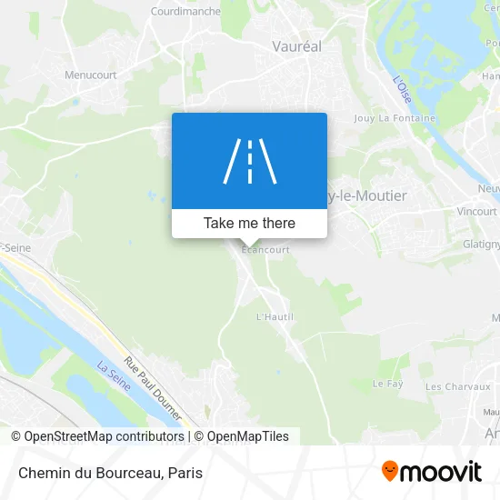 Chemin du Bourceau map