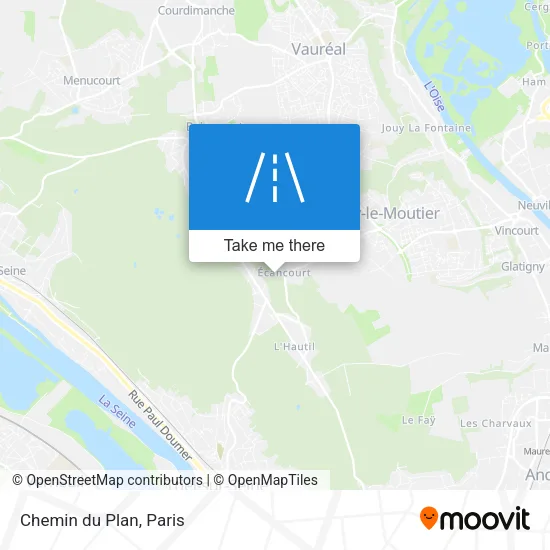 Chemin du Plan map