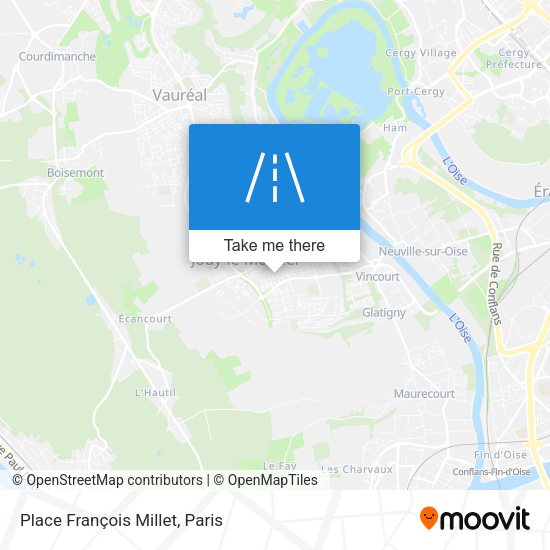 Place François Millet map