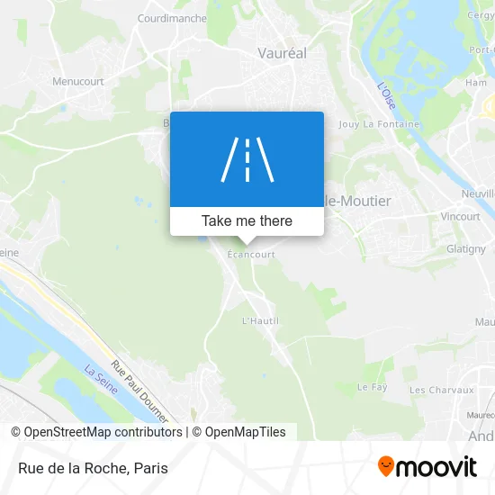 Rue de la Roche map