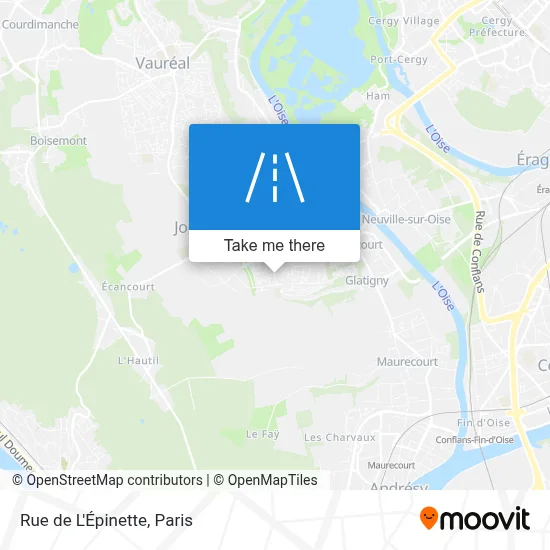 Rue de L'Épinette map