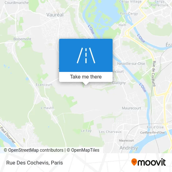 Rue Des Cochevis map