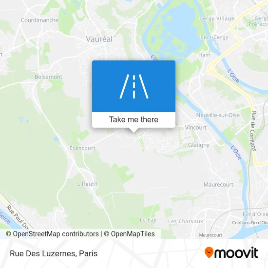 Rue Des Luzernes map