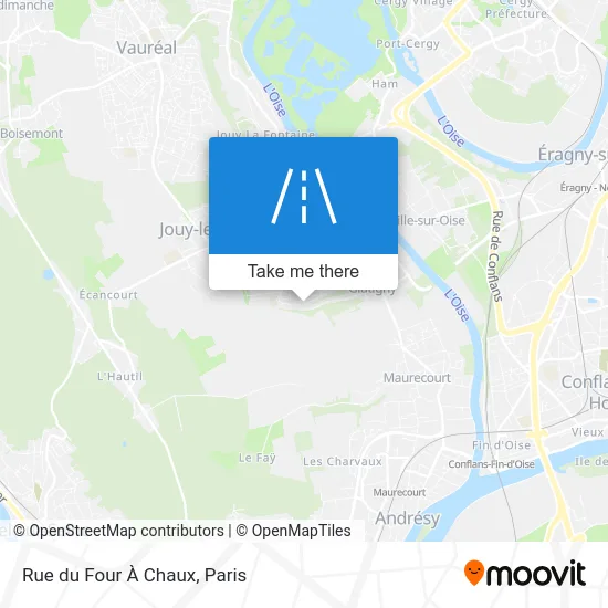 Rue du Four À Chaux map