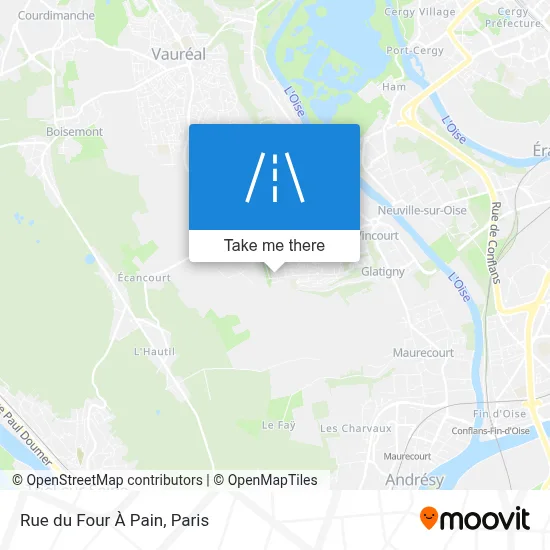 Rue du Four À Pain map