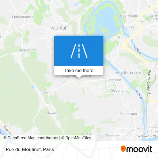 Rue du Moulinet map