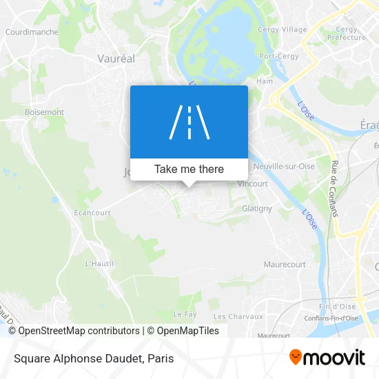 Square Alphonse Daudet map