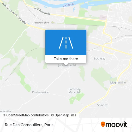 Rue Des Cornouillers map