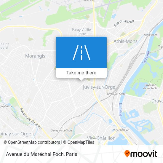 Avenue du Maréchal Foch map
