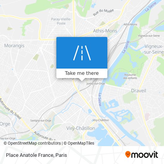 Mapa Place Anatole France